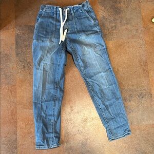 Judy Blue Women's Relaxed Blue Jeans with Drawstring